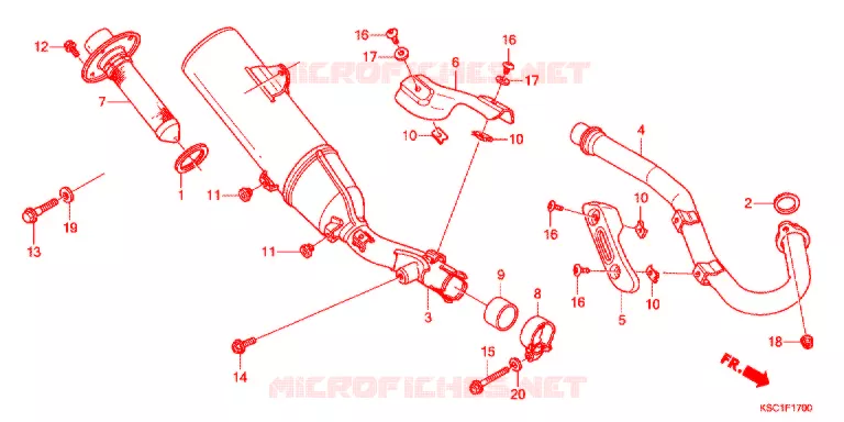 UITLAATDEMPER(2) Honda MOTO 250 CRF 2012  CRF250XC