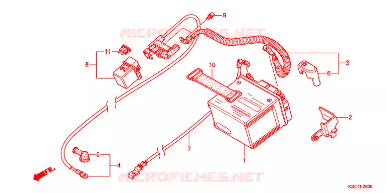 GEREEDSCHAP/ACCUVAK Honda MOTO 250 CRF 2015  CRF250XD