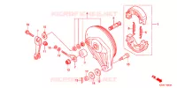 ACHTER REM PANEEL voor Honda SUPER CUB 110 MD スーパーカブ, TYPE Y1 2015