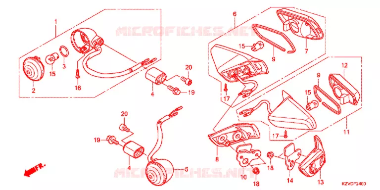 KNIPPERLICHT(2) Honda MOTO 110 CUB 2016  NBC110BNG_MD