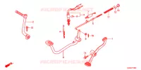 PEDAAL/KICKSTARTER ARM voor Honda SUPER CUB 50 PRO -J- 2017