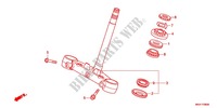 STURING STANG/BOVENSTE BRUG voor Honda NC 750 S Dual Clutch Transmission ABS WHITE 2016