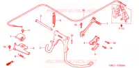 HOOFD STANDAARD/ KICKSTARTER ARM voor Honda 50 DIO ST BLACK 1996