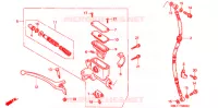 REMPOMP VOOR (1) voor Honda 50 DIO ST BLACK 1996