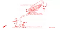UITLAATDEMPER(2) voor Honda SPORTRAX TRX 90 2014