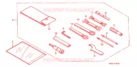 GEREEDSCHAP/ACCUVAK voor Honda VF 750 MAGNA 1997