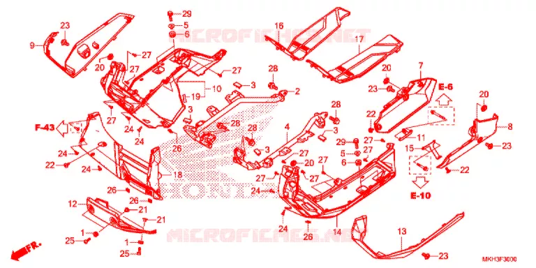 VLOER OPSTAP Honda MOTO 750 ADV 2017  ADV750H