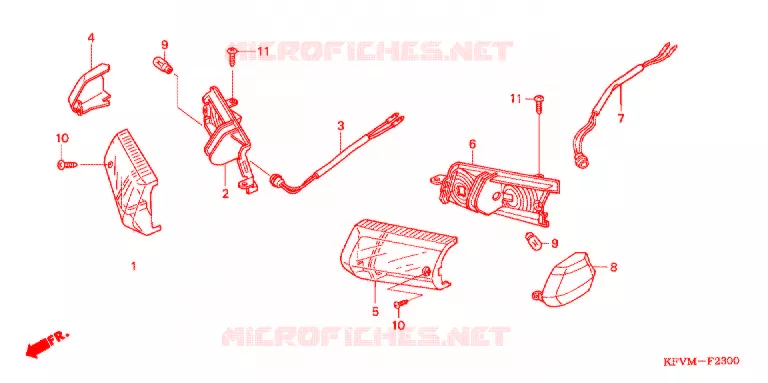 VOOR KNIPPERLICHT Honda MOTO 100 C100 2013  C100MD_MA