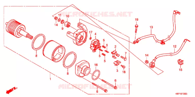 STARTMOTOR Honda MOTO 250 REBEL 2017  CMX250H