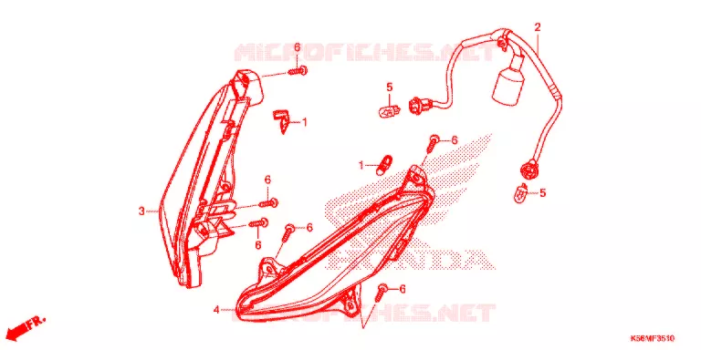 POSTION LAMP Honda MOTO 150 RS 2017  FS150FH