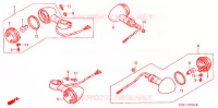KNIPPERLICHT (VT250CX/1/3/5/7) voor Honda V TWIN MAGNA 250 SPEED WARNING LIMIT 1999