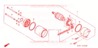 STARTEN MOTOR voor Honda V TWIN MAGNA 250 SPEED WARNING LIMIT 1999