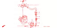WATER PIJP voor Honda V TWIN MAGNA 250 SPEED WARNING LIMIT 1999
