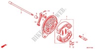 ACHTER REM PANEEL voor Honda VT 400 SHADOW CLASSIC ABS 2012