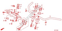HENDEL PIJP/BOVENSTE BRUG/ STURING STANG (VT400C/CA) voor Honda VT 400 SHADOW CLASSIC ABS 2010