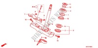 STURING STANG/BOVENSTE BRUG (VT400C/CA) voor Honda VT 400 SHADOW CLASSIC ABS 2012