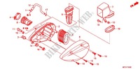 VOOR AFDEKKING/LUCHTFILTER voor Honda VT 400 SHADOW CLASSIC ABS 2012