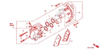 VOOR REMKLAUW voor Honda VT 400 SHADOW CLASSIC ABS 2010