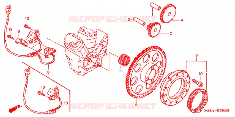 START KOPPELING  Honda MOTO 600 SHADOW 2003  VT600C3