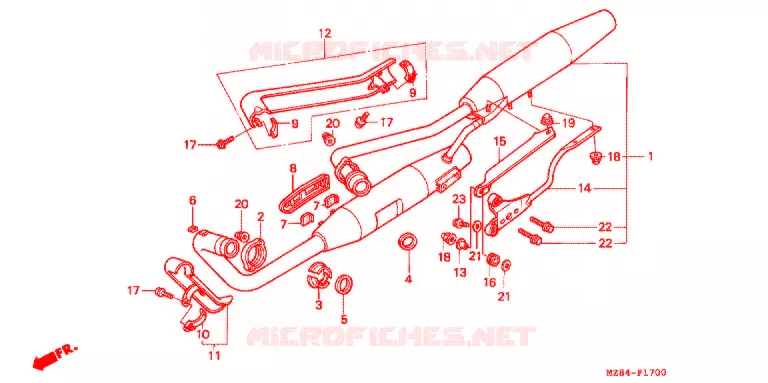 UITLAATDEMPER(2) Honda MOTO 600 SHADOW 1997  VT600CDV