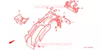 ACHTER STROOMLIJNKAP voor Honda NSR 80 1988