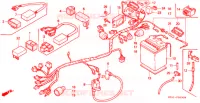 BEDRADINGSBUNDEL/ACCU voor Honda NSR 80 1988