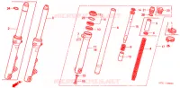 VOOR VORK voor Honda NSR 80 1988