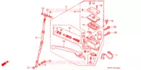 VOORREM HOOFDCILINDER voor Honda NSR 80 1988