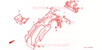 ACHTER STROOMLIJNKAP voor Honda NSR 80 1991