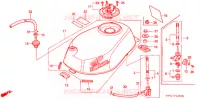 BRANDSTOF TANK voor Honda NSR 80 1991