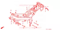 FRAME CHASSIS voor Honda NSR 80 1991