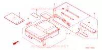 GEREEDSCHAP/ACCUVAK voor Honda NSR 80 1991