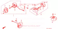 KNIPPERLICHT (2) voor Honda NSR 80 1991