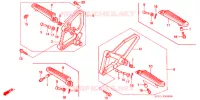 OPSTAP/PEDAAL voor Honda NSR 80 1991