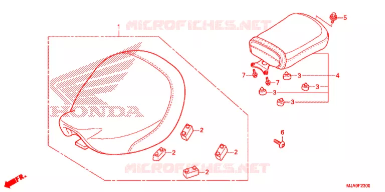 ZADEL (VT750C/CS) Honda MOTO 750 SHADOW 2016  VT750CG