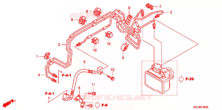 EMBLEEM/STREEP  Honda MOTO 750 SHADOW 2010  VT750CSA