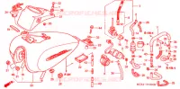 BRANDSTOF TANK/BRANDSTOF POMP voor Honda SHADOW VT 750 SPIRIT D 2005