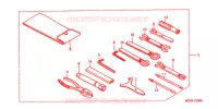GEREEDSCHAP/ACCUVAK voor Honda SHADOW VT 750 SPIRIT D 2005