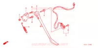 HOOFD STANDAARD/REMPEDAAL voor Honda SHADOW VT 750 SPIRIT D 2005
