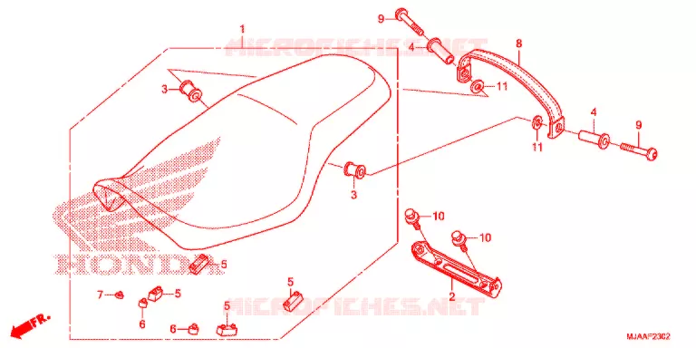 ZADEL (VT750S) Honda MOTO 750 SHADOW 2013  VT750RSD
