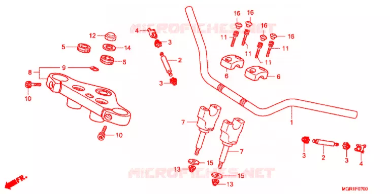 HENDEL PIJP/BOVENSTE BRUG (2) Honda MOTO 750 VT 2011  VT750SB