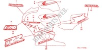 EMBLEEM/STREEP (CBR400RRL) voor Honda CBR 400 RR 1990