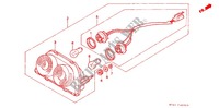 ACHTERLICHT(2) voor Honda CBR 400 RR FIREBLADE Without speed warning light 1994