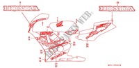 EMBLEEM/STREEP (CBR400RRR) voor Honda CBR 400 RR FIREBLADE Without speed warning light 1994