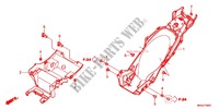 ACHTER STROOMLIJNKAP voor Honda NC 750 X ABS DCT, E Package 2017