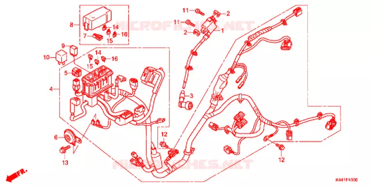 BEDRADINGSBUNDEL/ACCU Honda SCOOTER 110 DIO 2018  NSC110CBFH