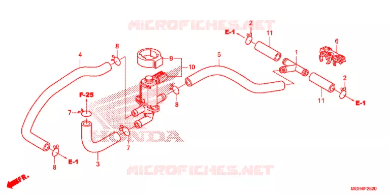 LUCHT INJECTIE BEDIENING KLEP Honda MOTO 1200 CROSSTOURER 2017  VFR1200XH