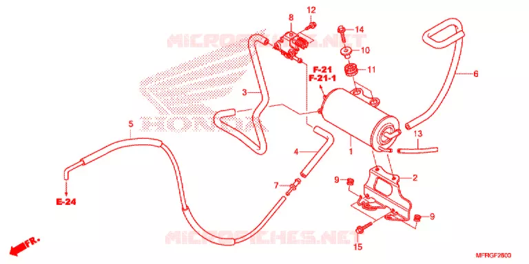 KOOLSTOFBUS Honda MOTO 1300 VT 2017  VT1300CXH_A