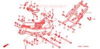 FRAME CHASSIS voor Honda VTR 1000 FIRE STORM 1997