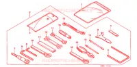 GEREEDSCHAP/ACCUVAK voor Honda VTR 1000 FIRE STORM 1997